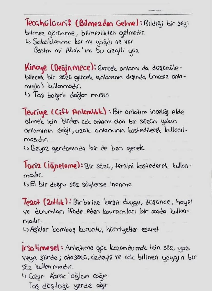 ~Söz Sanatları (Edebi Sanatlar)~
2
Tesbih: Aralarında ilgi bulunon iki kavramdan 20 yif
olanın, güclü olanın özellikleriyle anlatılmasıdır.
