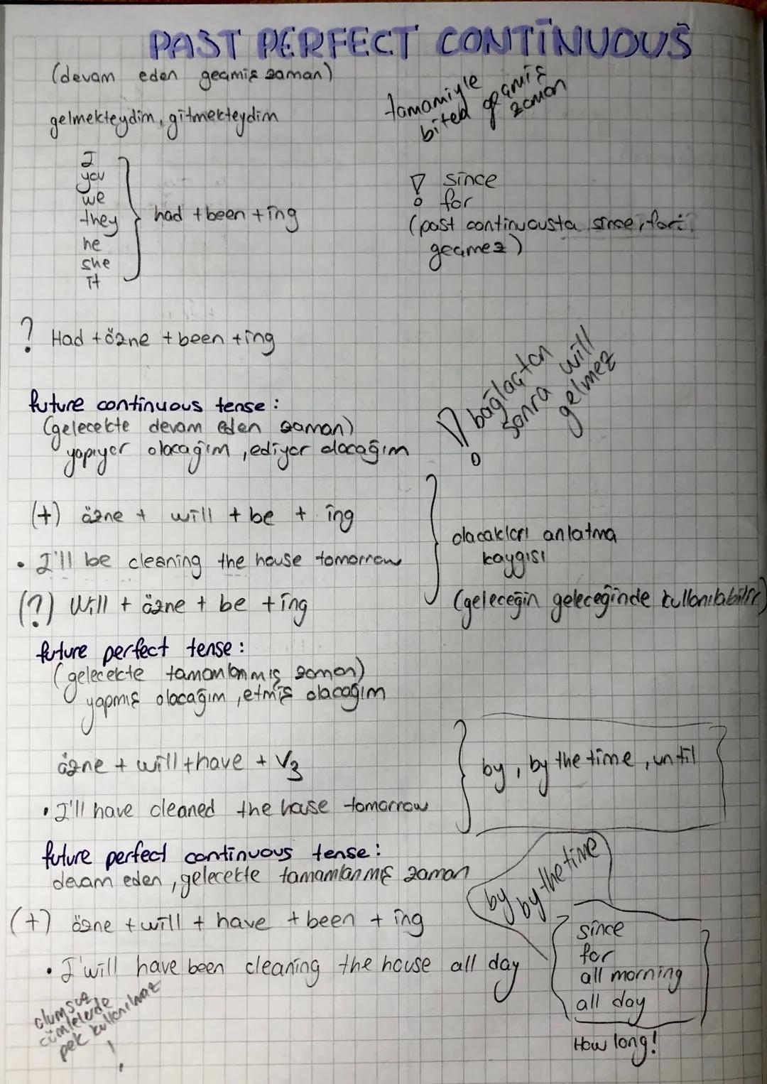 # PAST PERFECT CONTINUOUS
(devam eden geçmiş saman)
gelmekteydim, gitmekteydim

I
you
we
they
he
she
It

had + been + ing

? Had +özne + bee