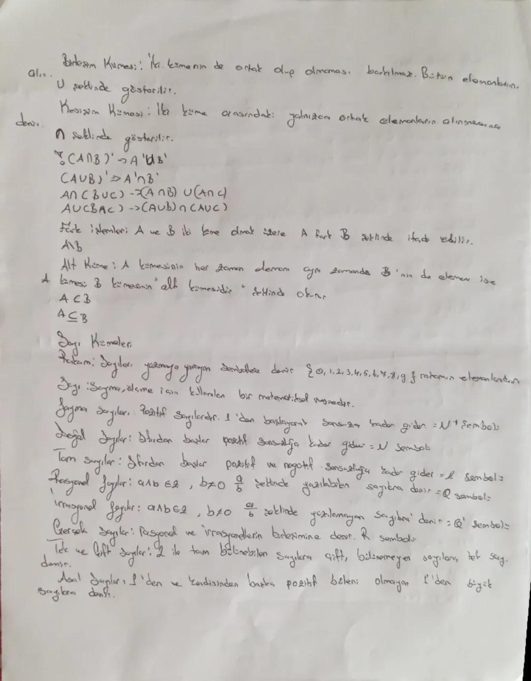 you masno, denir.
a Sergisin Sargis.
9.SINIF SAYILAR KONUSU
Ushe sayılar: a Sifinden forkl, bir gerçek say, in pozitif tam sayı olmak sæere
