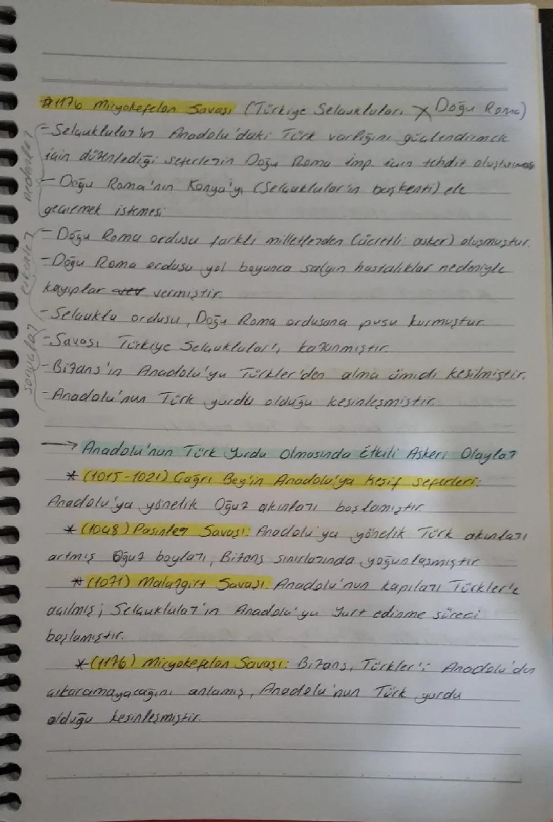 * Anadolu'ya yönelik ilk Türk Akındağı
* 1. MO 8yy iskitler
* 2. Ms. Gyy →Hunlor
* 3. ms 6.99 → Sibiyer
* 4. MS 7.yy Avo4107

#Türk-Islam ka