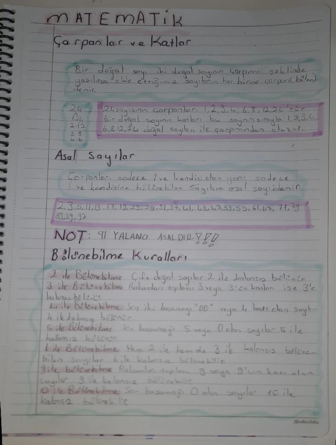 MATEMATIK
Garpan lar ve Katlor
τραπ
sayi
Bir dagal
iki doğal sayının çarpımı şeklinde
yazılırsa elde ettiğimia sayıların her birine çarpon (