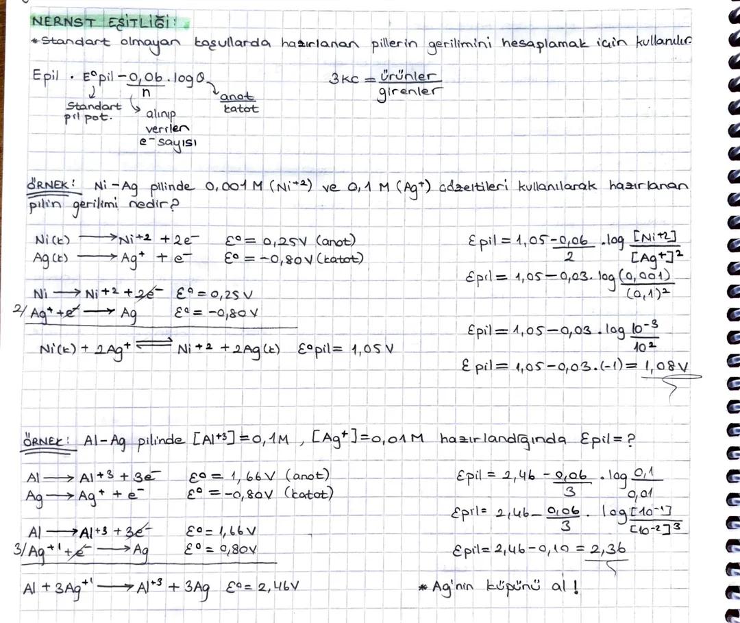 AYT KİMYA KİMYA VE ELEKTRİK