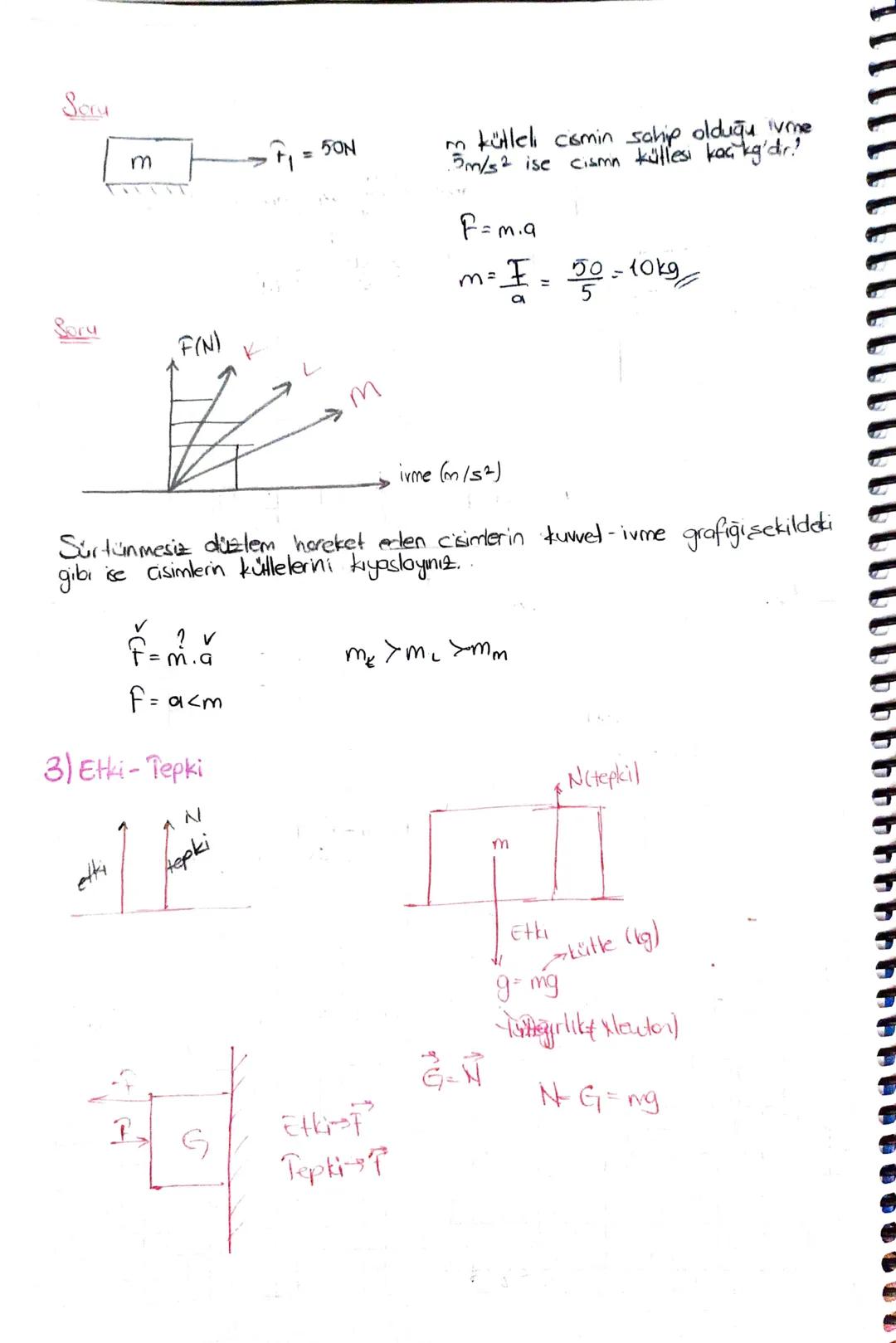 # Newtonun Hareket Yasaları

11 Eylemsizlik Yasasi

2) Temel Yasa

3) Etki-Tepki Yasası

11 Eylemsizlik Yasası

Toplam kuwetin sıfır (Fnet) 