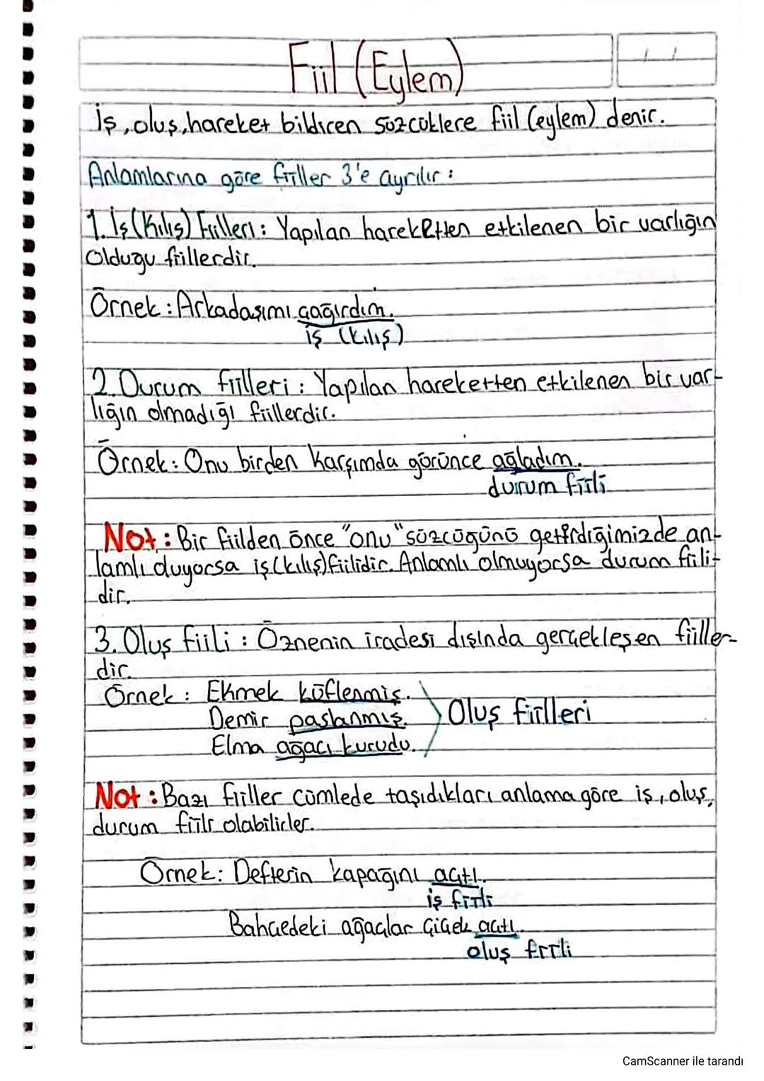Fill (Eylem)
is, oluş, hareket bildiren Suzcüklere fiil (eylem) denir.
Anlamlarına göre filler 3'e ayrılır:
1. Is (Kilis) Frilleri: Yapılan 