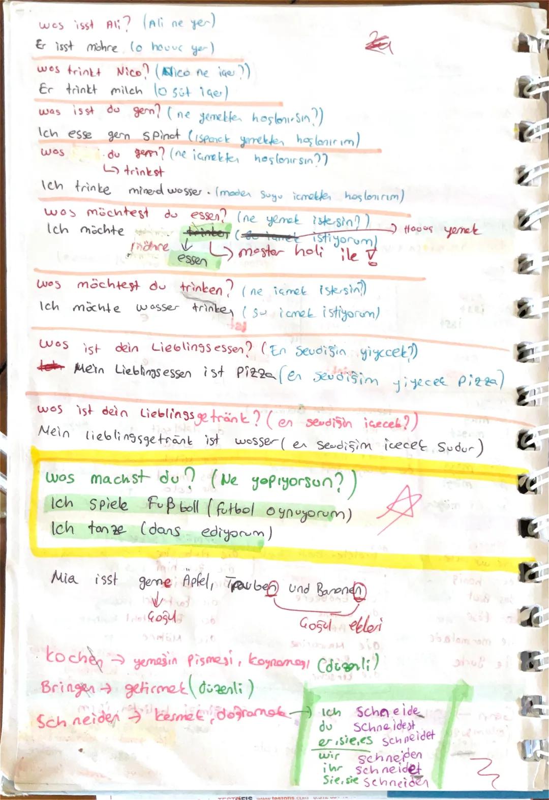 Günün Zemon dilimeri

de morgen Soboh

10. Sınıf Almanca 1. dorem 1. yazılı

der vormittag öğleden önce

Durst hobensusomok

Hunge Huntje ho