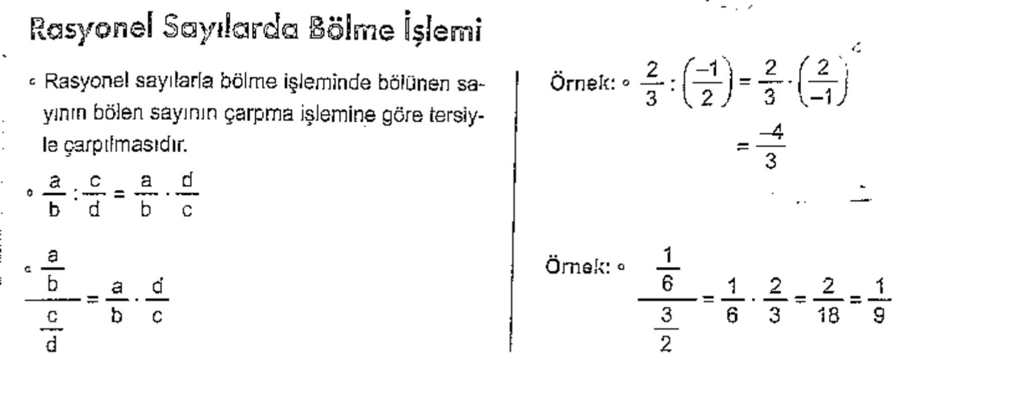 # Rasyonel Sayılarla Toplama ve Çıkarma İşlemi

• Rasyonel sayılarla toplama ve çıkarma işlemi
yapılırken paydalar eşit olmalıdır. Paydaları