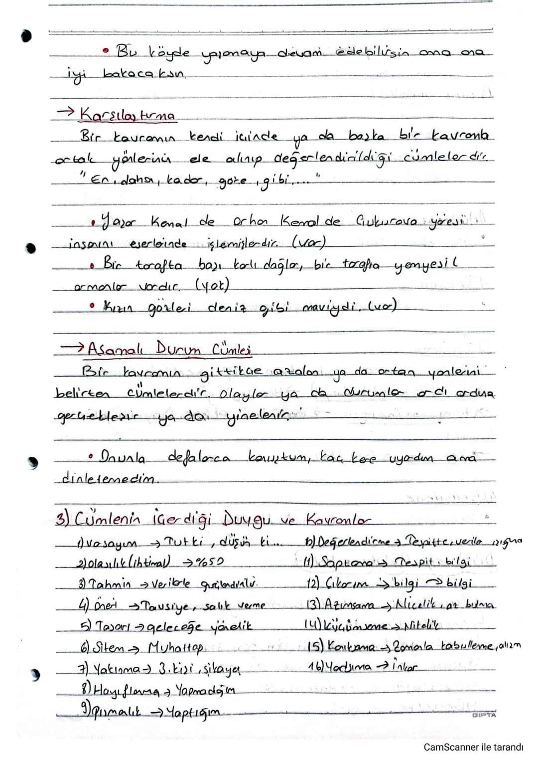 CÜMLEDE
ANLAM
1. Anlaton Özelliklerine Göre Cümleler
a) dznel ciśnie
blnesnel cümle
c) torum cunlesi
alkonum cumlesi
→ Öznel Cümle
d) Uslup 