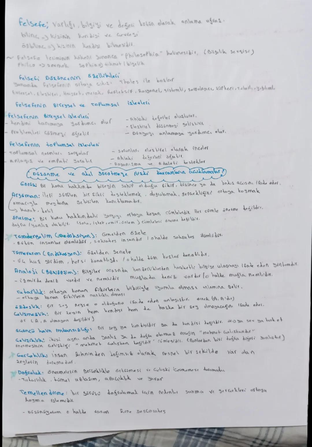 10.sinif felsefe 1.ünite ful özet 