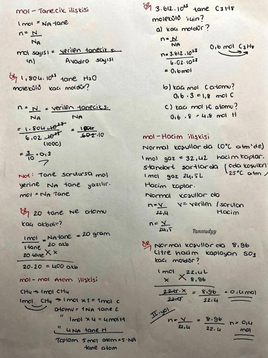 MOL KAVRAMI
Atom kütlesinin belirlenmesi
Atomlar sayılamayacak kadar küçük olduğundan bunlar için
kısıtlamalar kullanılmıştır. bu kadar küçü