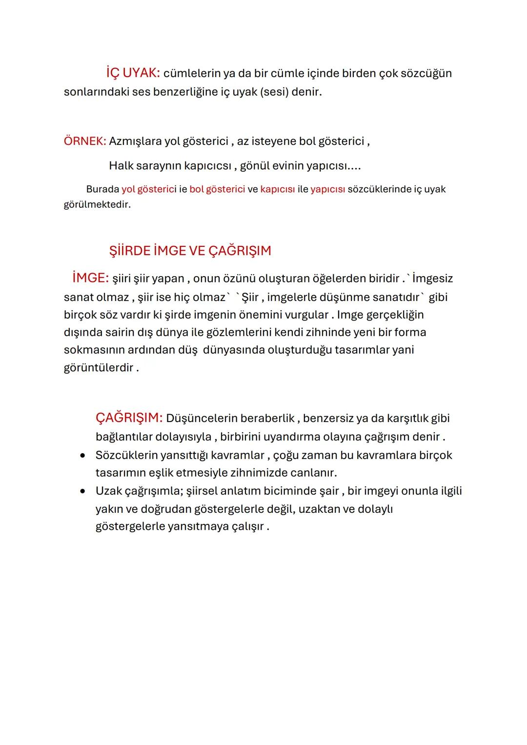 ŞİİR AHENK UNSURLARI
• Ahenk: ses akışı, söyleyiş, ölçü, kafiye0 redif, iç kafiye ve
aliterasyon, asons gibi değişik unsurlarla şiirde sağla