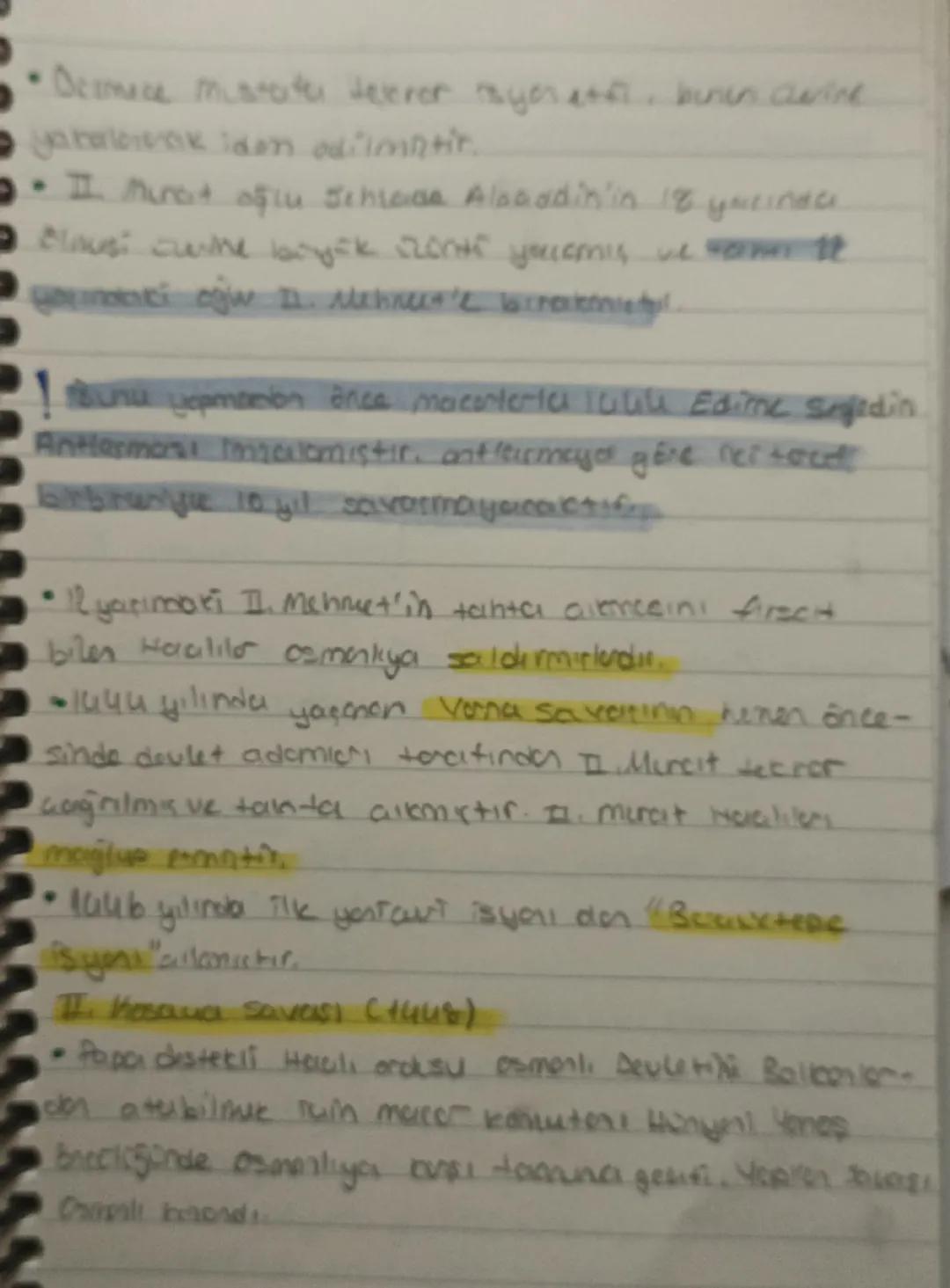 # TARİH (1.dönem 2.yazılı) => 10.SINIF. 2.Ünite

*   Osmanlı devletinin kısa sürede büyümesini etkileyen faktörler:
*   Bizans'ın içinde yaş