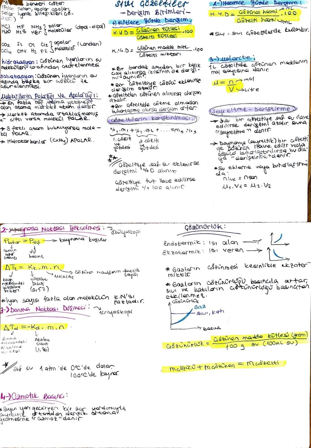 HCI HF NH3 2 polor
benzeri adzer.
(Pilar polers, apolar apolari
Polos lyonik bileşikleri ço
ber.)

H Haier (opal-dipa) +) Kutlece yüzde bens