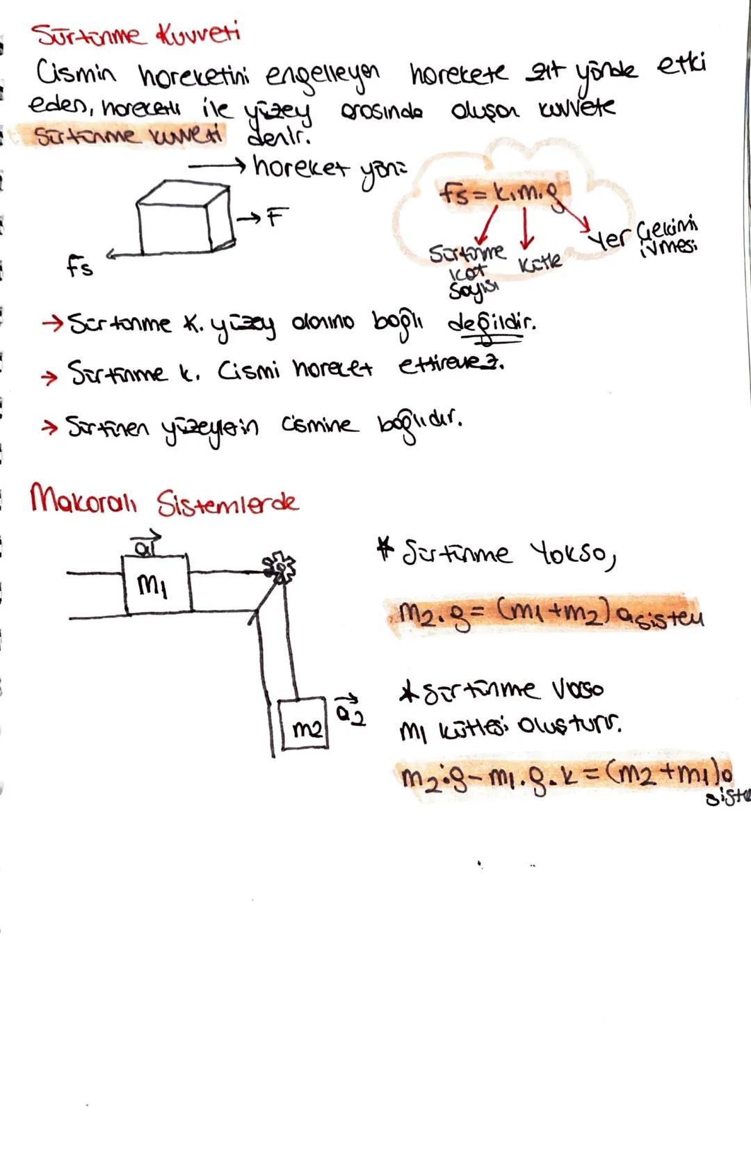 NEWTON HAREKET YASALARI
1. Yaso(Eyleusisk Prensibi):
Cisme
yo
do Sisteme etki eden net kuvvet Sıfır
ise sistem dengede ise yo sobit hizo hor