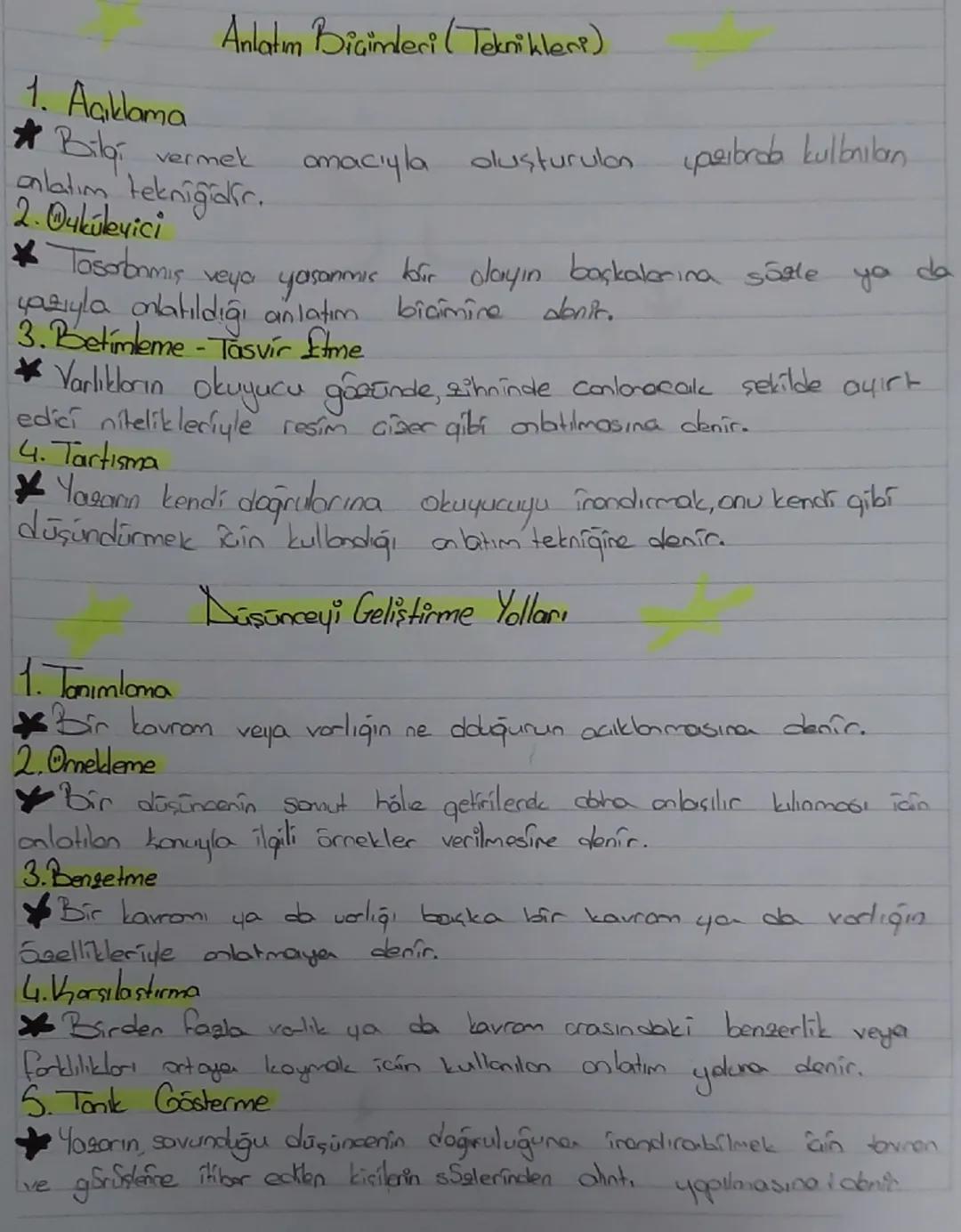 Anlatım Biçimleri (Teknikleri)

1. Açıklama
*Bilgi vermek amacıyla oluşturulan upeibrda kullanılan
anlatım tekniğidir.
2. Ouküleyici
* Tosor