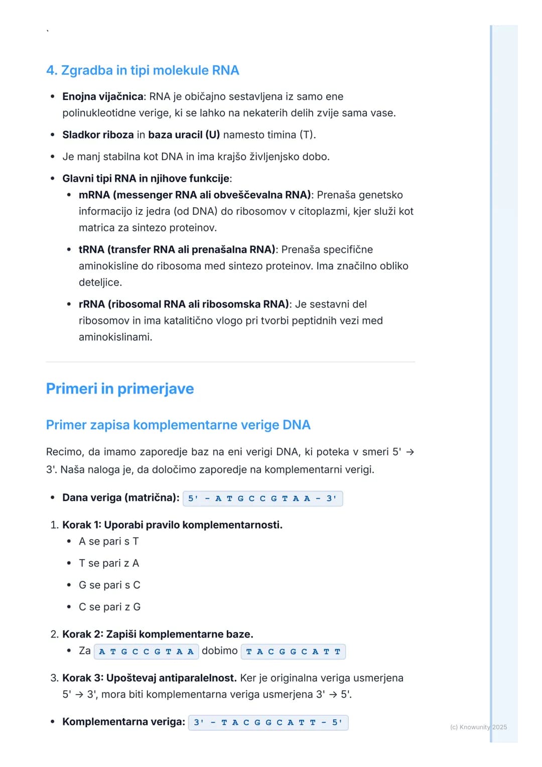 # Zgradba in funkcija nukleinskih
kislin

Osnove nukleinskih kislin

Nukleinske kisline so makromolekule, ki so ključne za življenje, saj no
