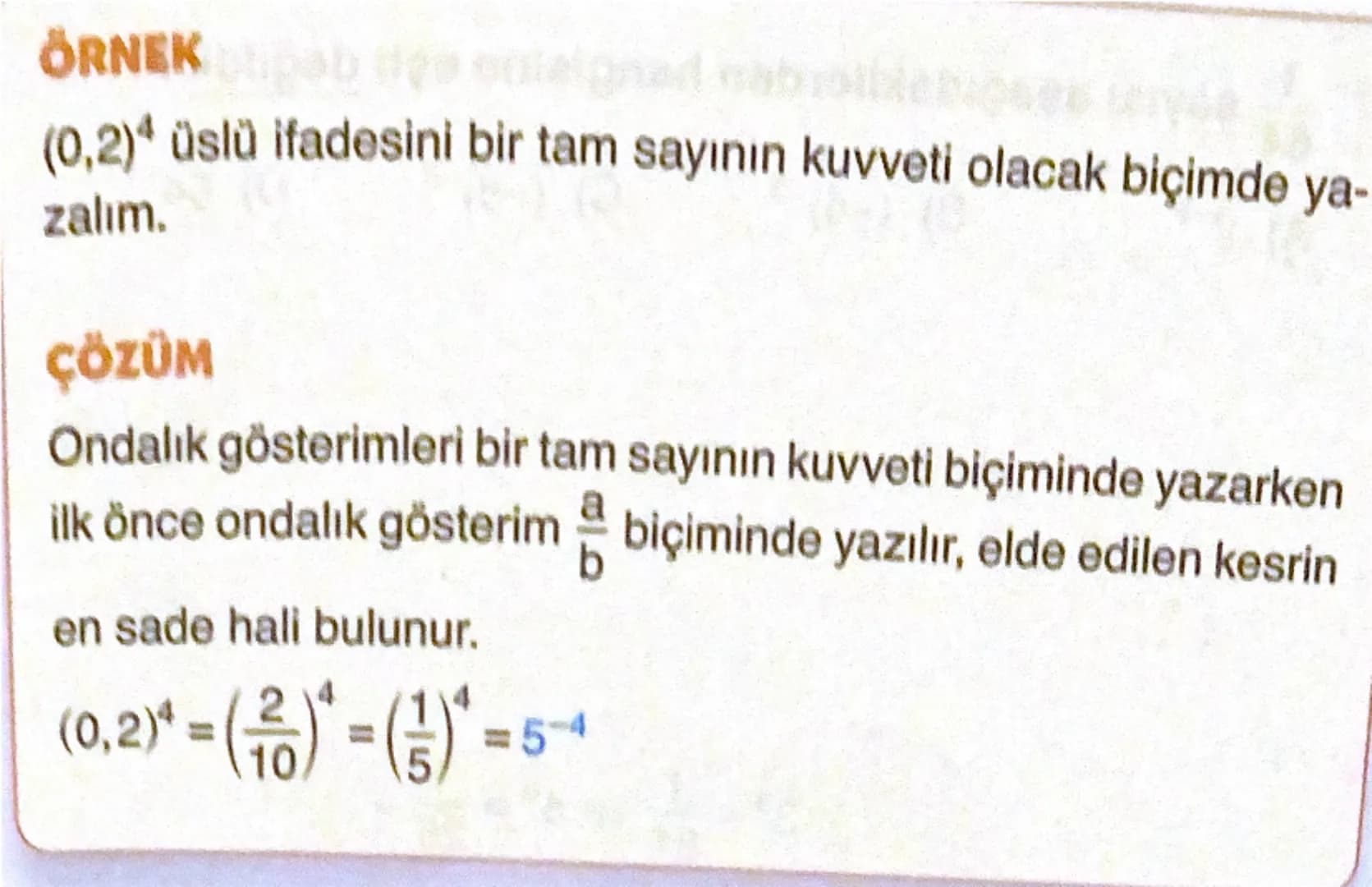 ÖRNEK
Aşağıda verilen üslü ifadeleri ve değerlerini inceleyelim.
ÇÖZÜM
23
||
2 2 2 2 24 16
2.2.2.2-24-19
=
3 3 3 3 34 81
-2 2 2 72
(9)² - (3