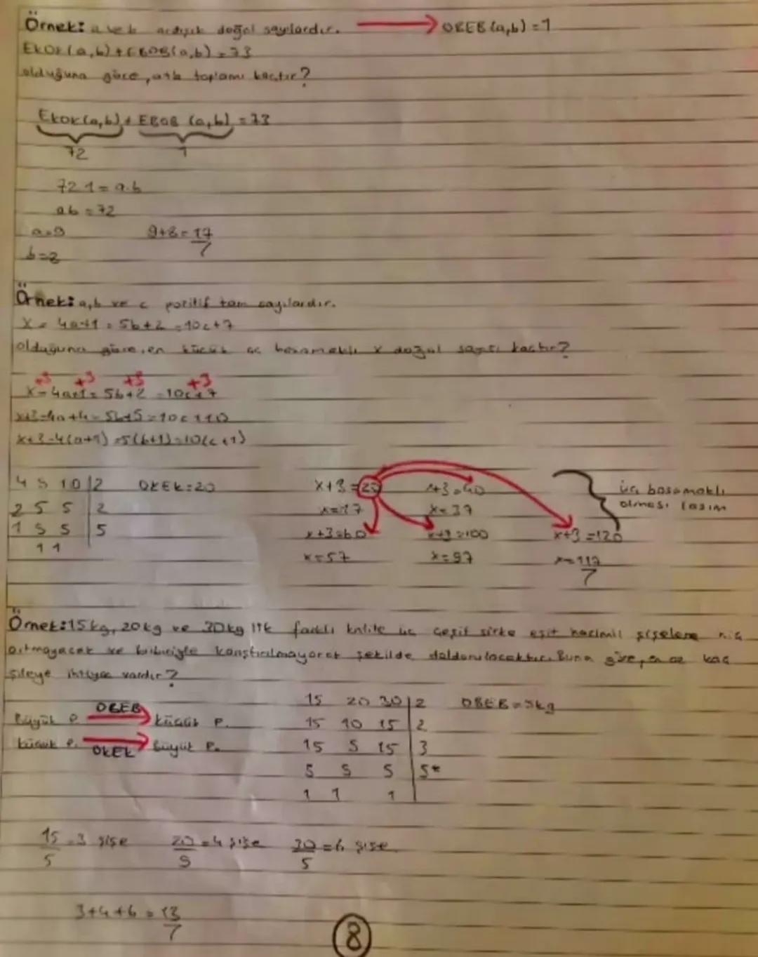 Bölüne bilme kuralları.

Örnek: A,B ve doğal sayılardır.

A
B

4

Buna göre Gain
A türünden değeri unatır?
Ca...... A

A-6B+3
A=6(7C+4) +3
A