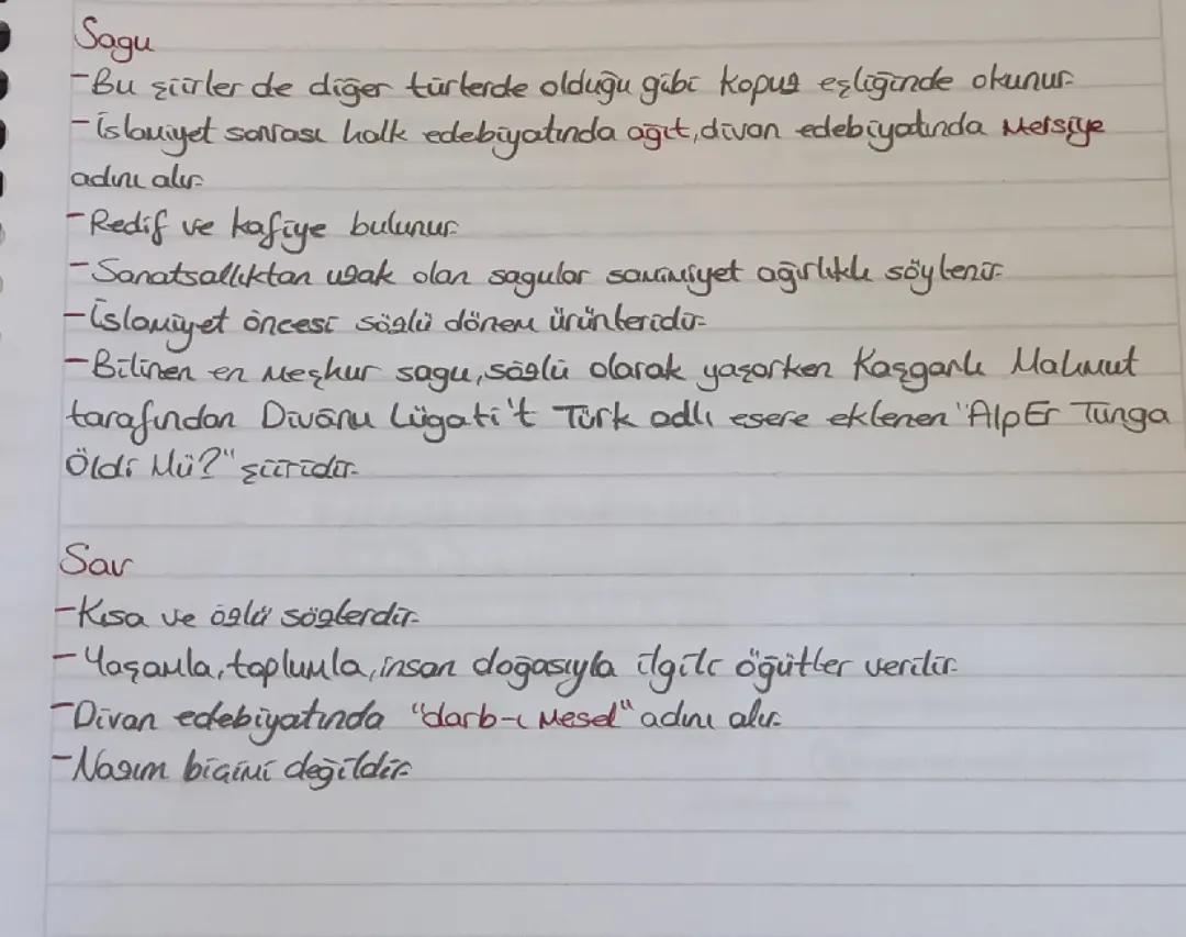 İslamiyet Öncesi Türk Edebiyatı: Sav ve Sagu Öyküsü