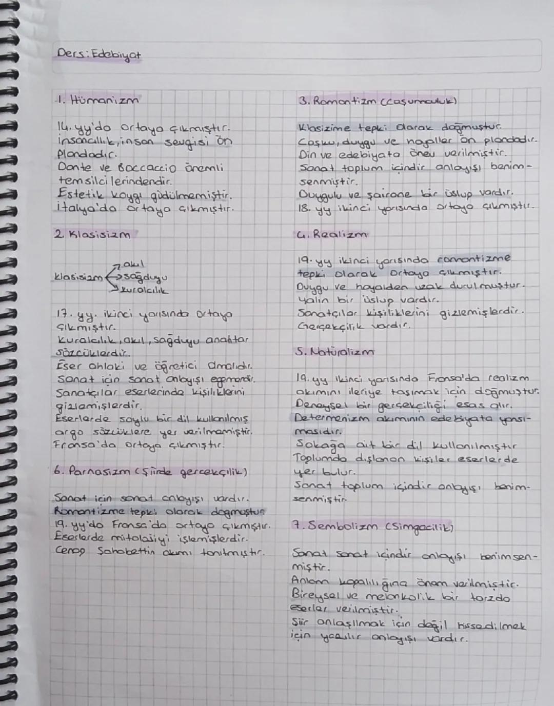 Ders: Edebiyat
1. Humanizm
14. yy'do ortaya çıkmıştır..
insanallık, insan sevgisi on
Plandadic
Donte ve Boccaccio önemli
temsilci lerindendi