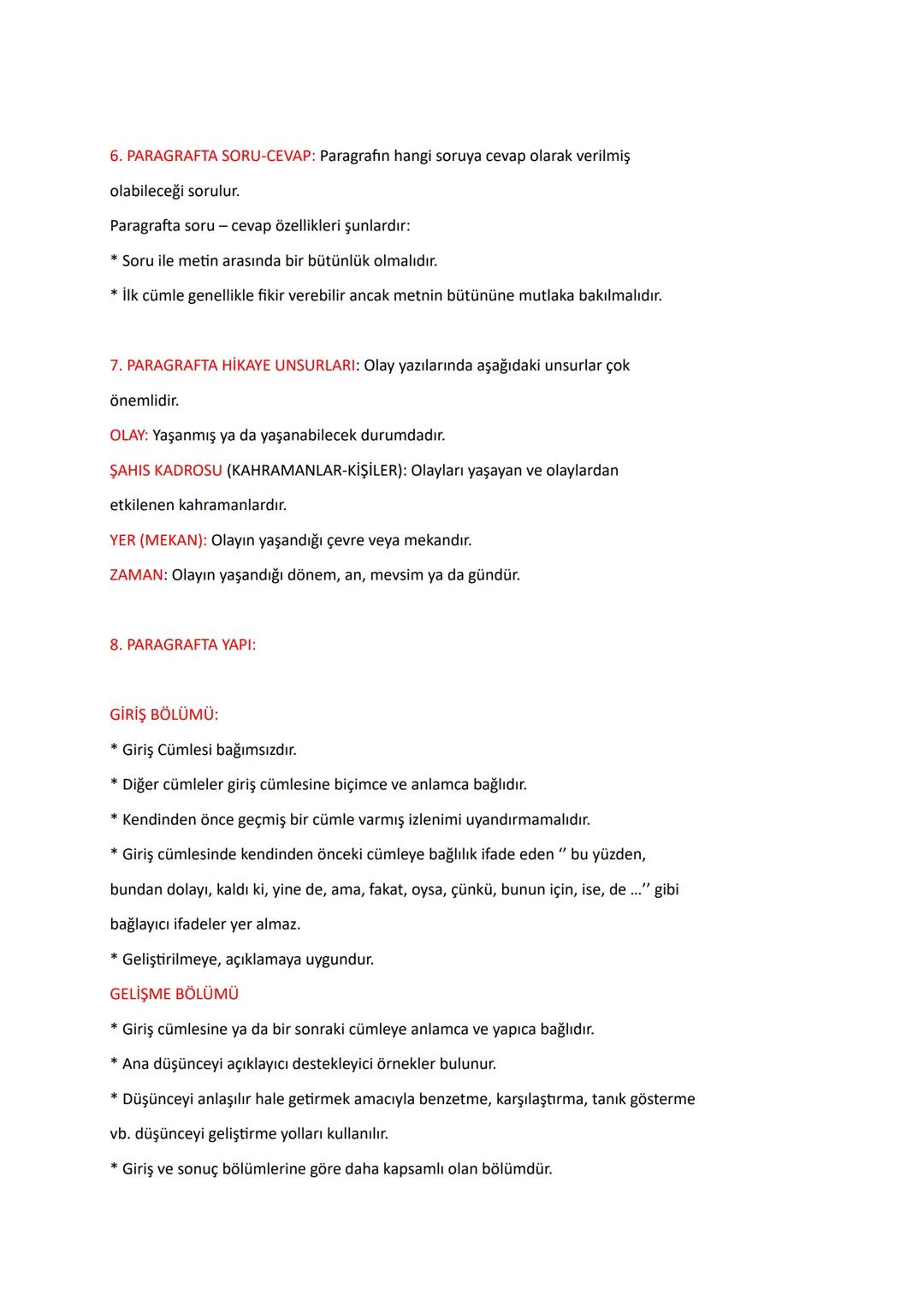 PARÇADA ANLAM
1. PARAGRAFTA BAŞLIK: Paragrafta anlatılanları en iyi özetleyen sözcük ya da
sözcük grubudur. Şiir için de aynı durum söz konu