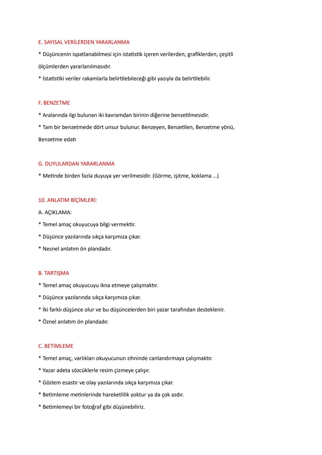 PARÇADA ANLAM
1. PARAGRAFTA BAŞLIK: Paragrafta anlatılanları en iyi özetleyen sözcük ya da
sözcük grubudur. Şiir için de aynı durum söz konu