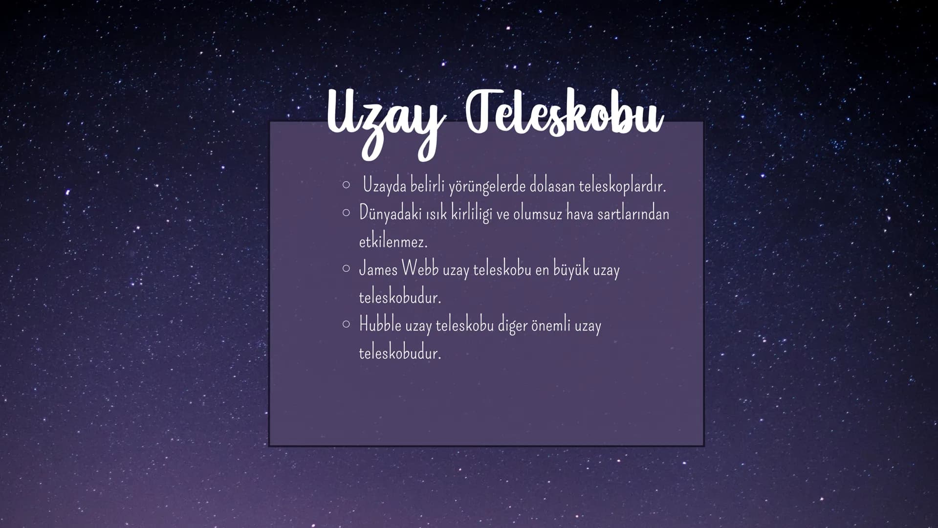 # Uzay Araştırmaları

Hazırlayan: Başarının Sırrı Uzay Teknolojileri
• 17. Yüzyılda teleskobun icadıyla uzay arastırmaları hız kazanmıstır.
