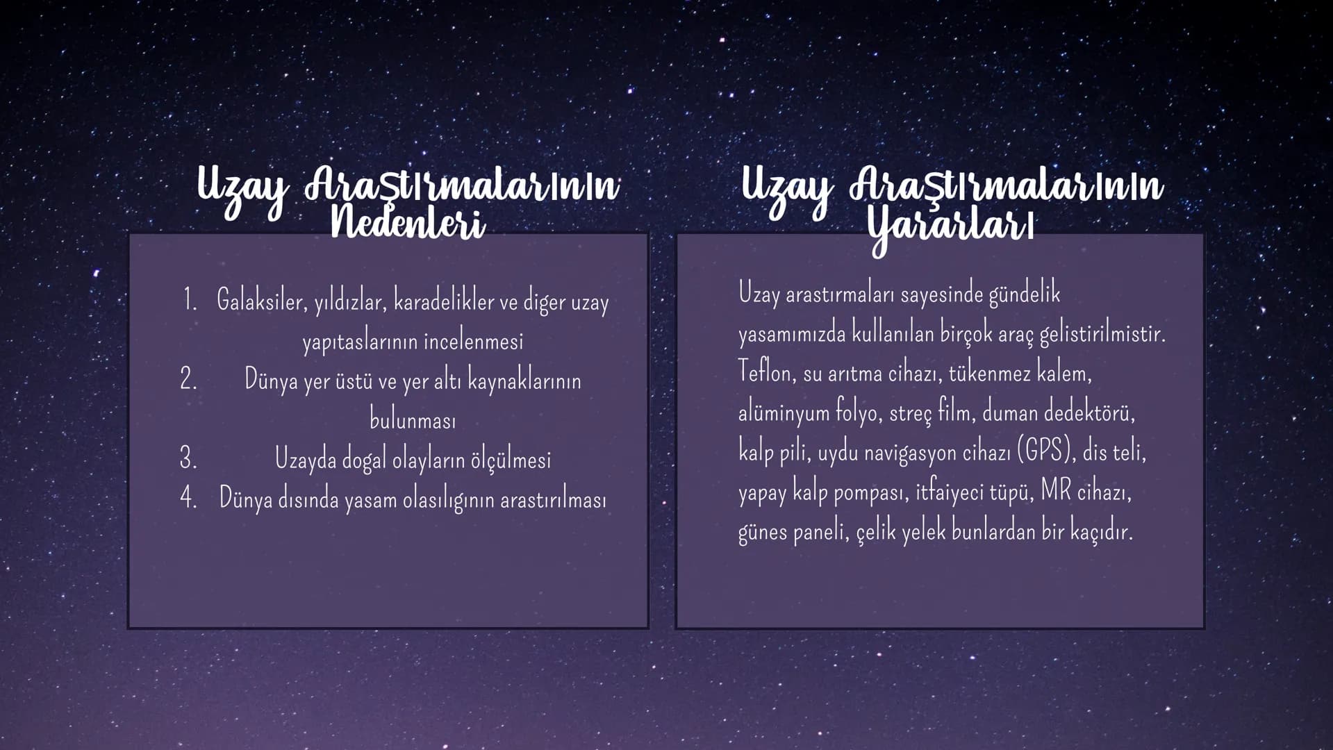 # Uzay Araştırmaları

Hazırlayan: Başarının Sırrı Uzay Teknolojileri
• 17. Yüzyılda teleskobun icadıyla uzay arastırmaları hız kazanmıstır.
