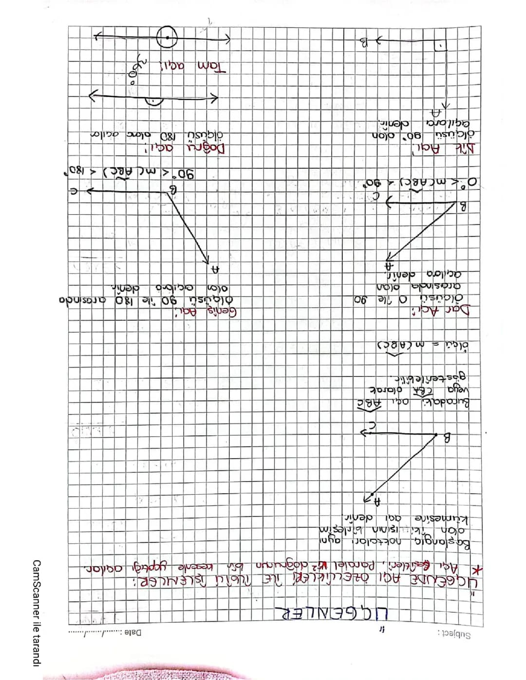 9. SINIF MATEMATİK ÜÇGENLER