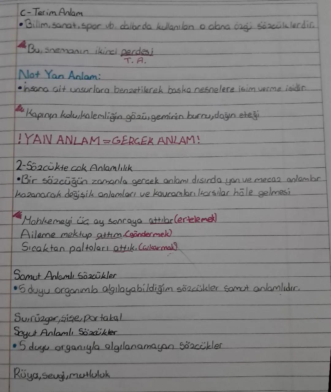 Sözcükte Anlam

1-Anlam Bakımından Sözcükler
a-Gerçek Anlam (Temel A.)
•Bir sözcüğün ilk akla gelen anlamıdır.

Ali'nin top oynarken kolu kı
