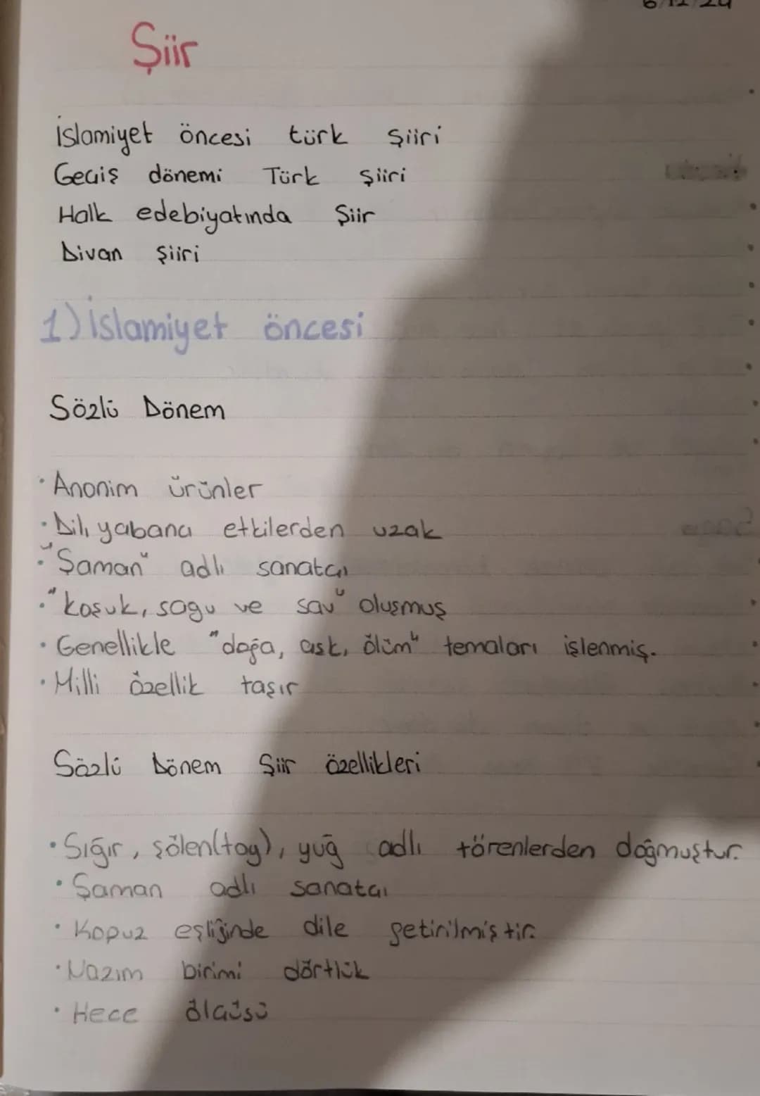 0
Şiir
Islamiyet öncesi
Geçiş dönemi
türk
Şiiri
Türk
Şiiri
Şiir
Halk edebiyatında
Divan
Şiiri
1) İslamiyet öncesi
Sözlü Dönem
•Anonim ürünle