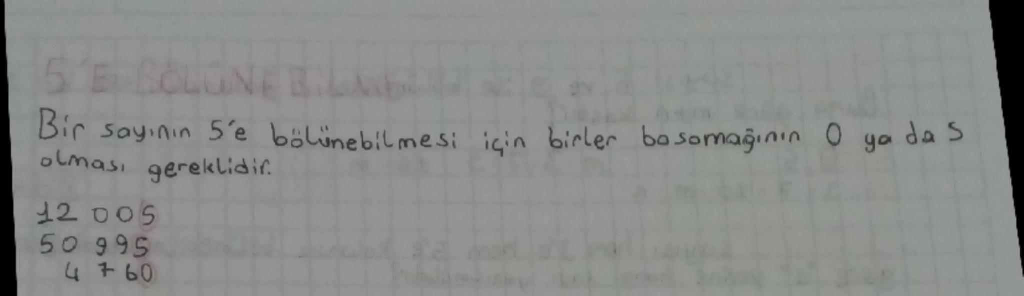 # BÖLÜNEBİLME KURALLARI

2 ILE BÖLÜNEBİLME

Bir doğal Sayının 2 ile kalansız bölünebilmesi için çift sayı!
lması gereklidir.

Örnek 3450, 34
