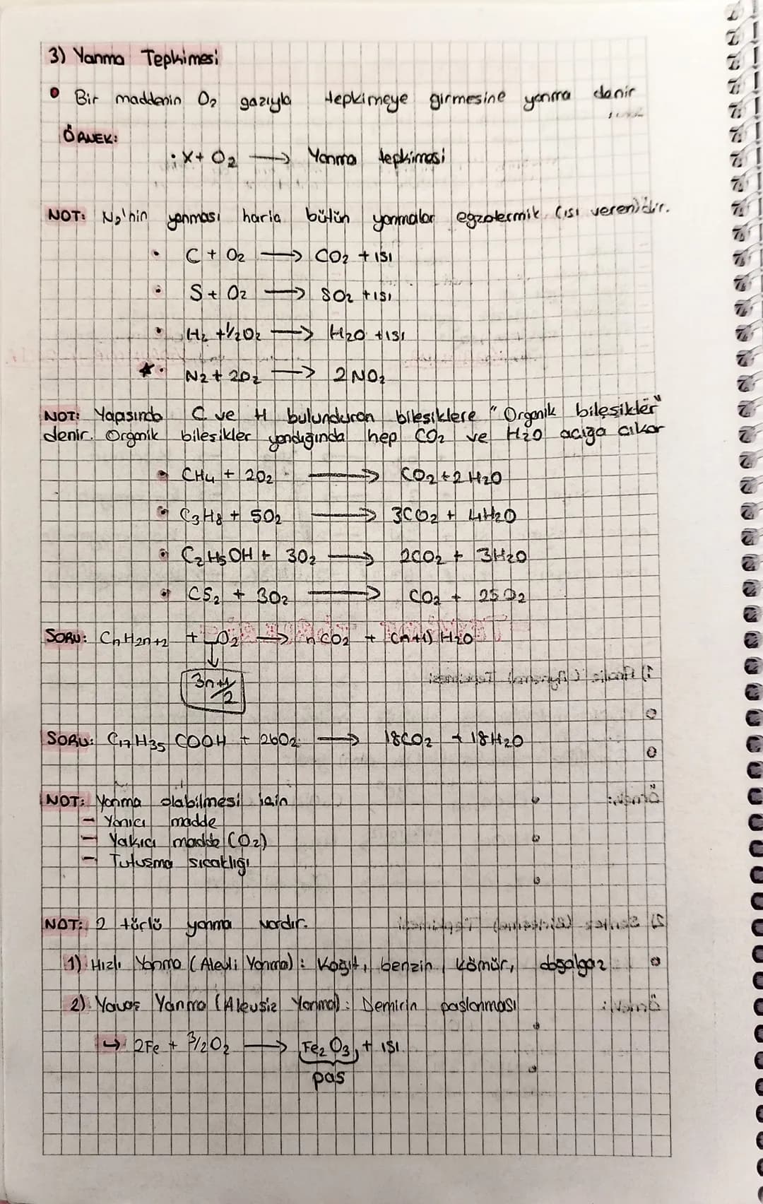 KIMYASAL DENKLEMLER
2+T
Kimyasal tepkimelerd
atom sayısı
ve
cinsi daima.
korunur
Reaktif
Ürün
NOT: Kimyasal tepkimeler denklestirilirken;
Ka
