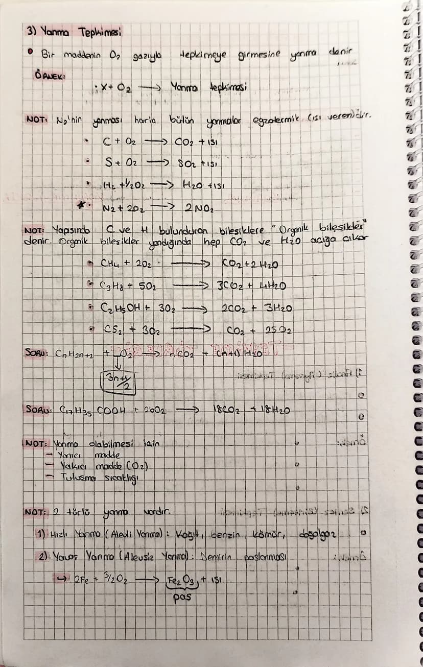 KIMYASAL DENKLEMLER
2+T
Kimyasal tepkimelerd
atom sayısı
ve
cinsi daima.
korunur
Reaktif
Ürün
NOT: Kimyasal tepkimeler denklestirilirken;
Ka