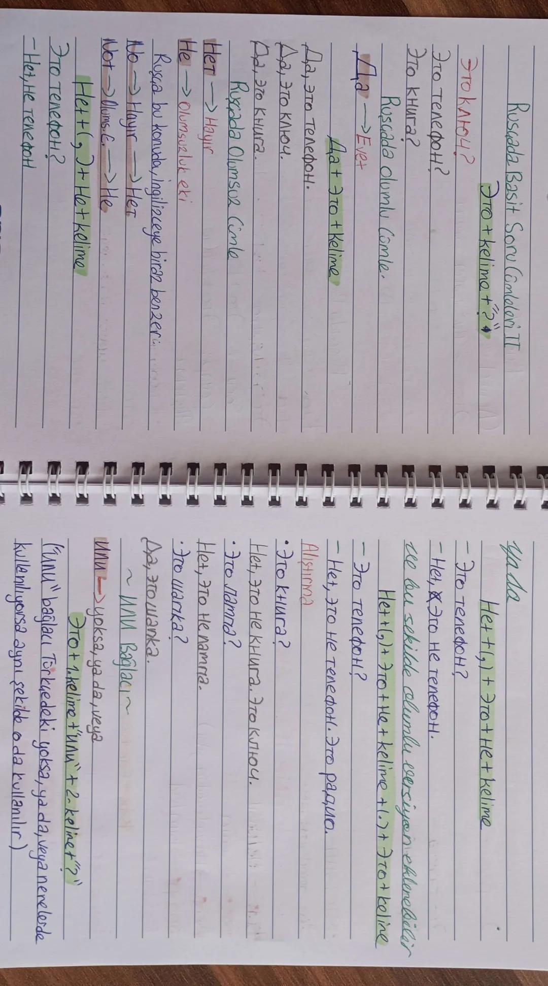 Rusça'da Basit Comle
(Artikel ve kalipsiz)
Это "Bu isaret zamiri
Это + kelime
Это книга
Bu kitapti
Это ключ Bu anahtardır
Ruscada Basit Soru