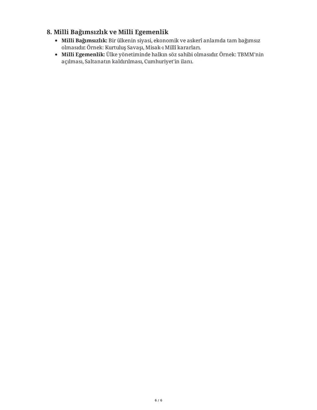 # Uyanan Avrupa ve Sarsılan Osmanlı

## 1. Temel Kavramlar ve Denge Politikası

* **Denge Politikası:** Devletlerin çıkar çatışmalarından fa