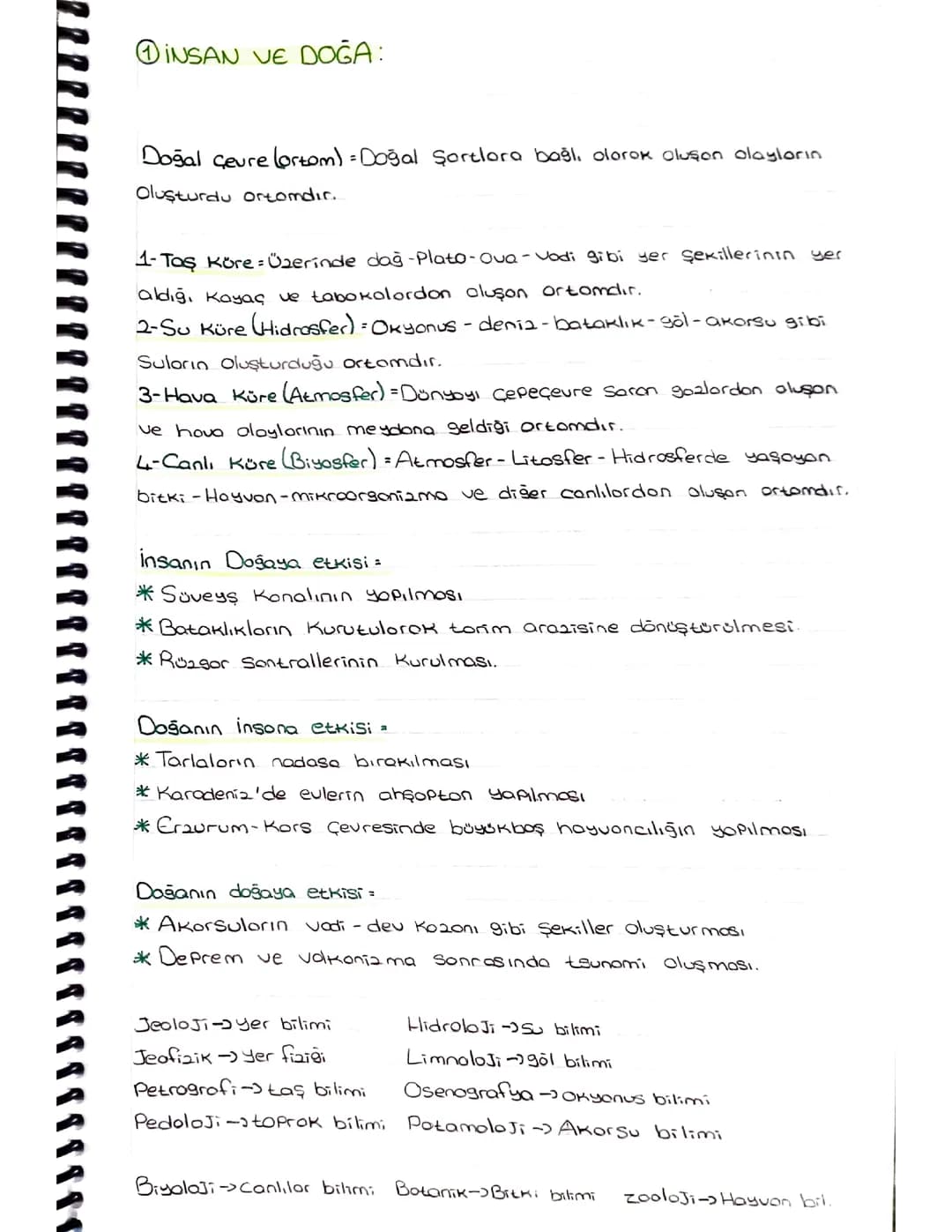 Doğa ve insan 