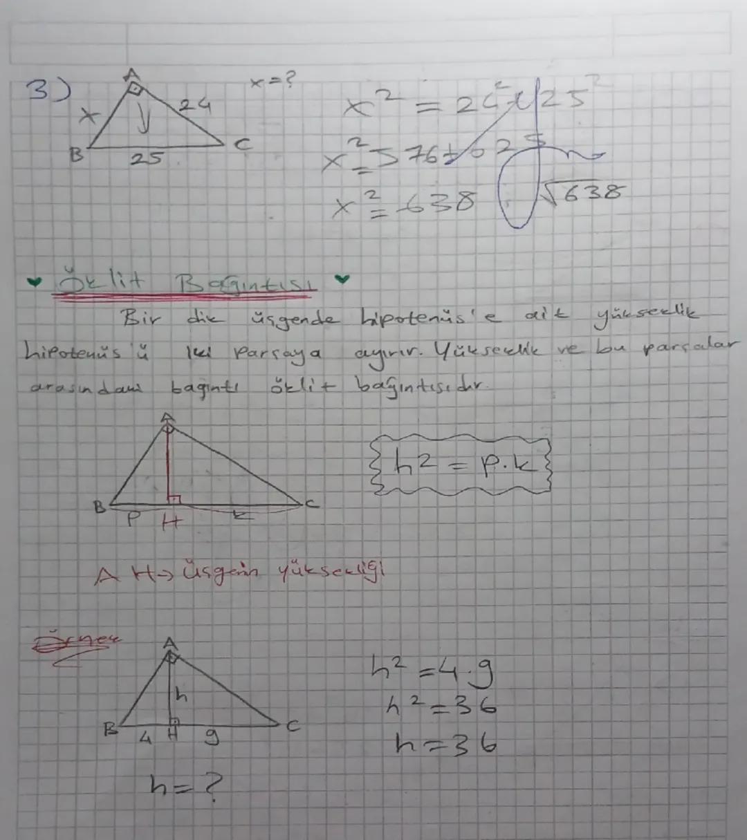 # Dik Üçgen

Bir açısı go olan üçgene"
karşısından kenarın.
ade "hipotenüs" tür.

C

B

α

b hipotenus

dik üçgen denir. 90°'nin

f

↑

e

d