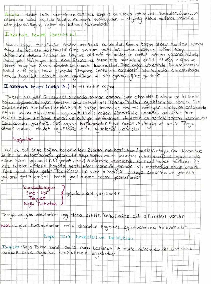 Orta Asyada Kültür Merkezleri
Anay: En eski orta asya kulturudur. At ilk kez görüldü.
Karasuk: Allı göçebeliler, demir kullanıcles.
Tagor
Tu
