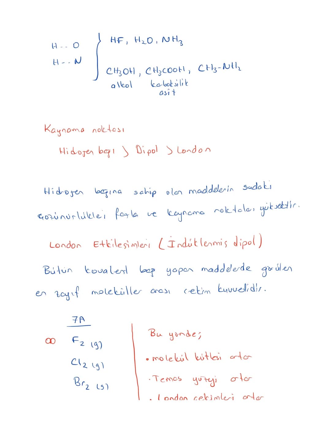 H₂O
Kimyasal Türler Arası Etkileşimler
0.
H
H
40157
·Güçlü etkileşim (Kimyasal)
Zayıf etkileşim (Fiziksel)
40651
H H
H
H
Etkileşimler
Güçlü
