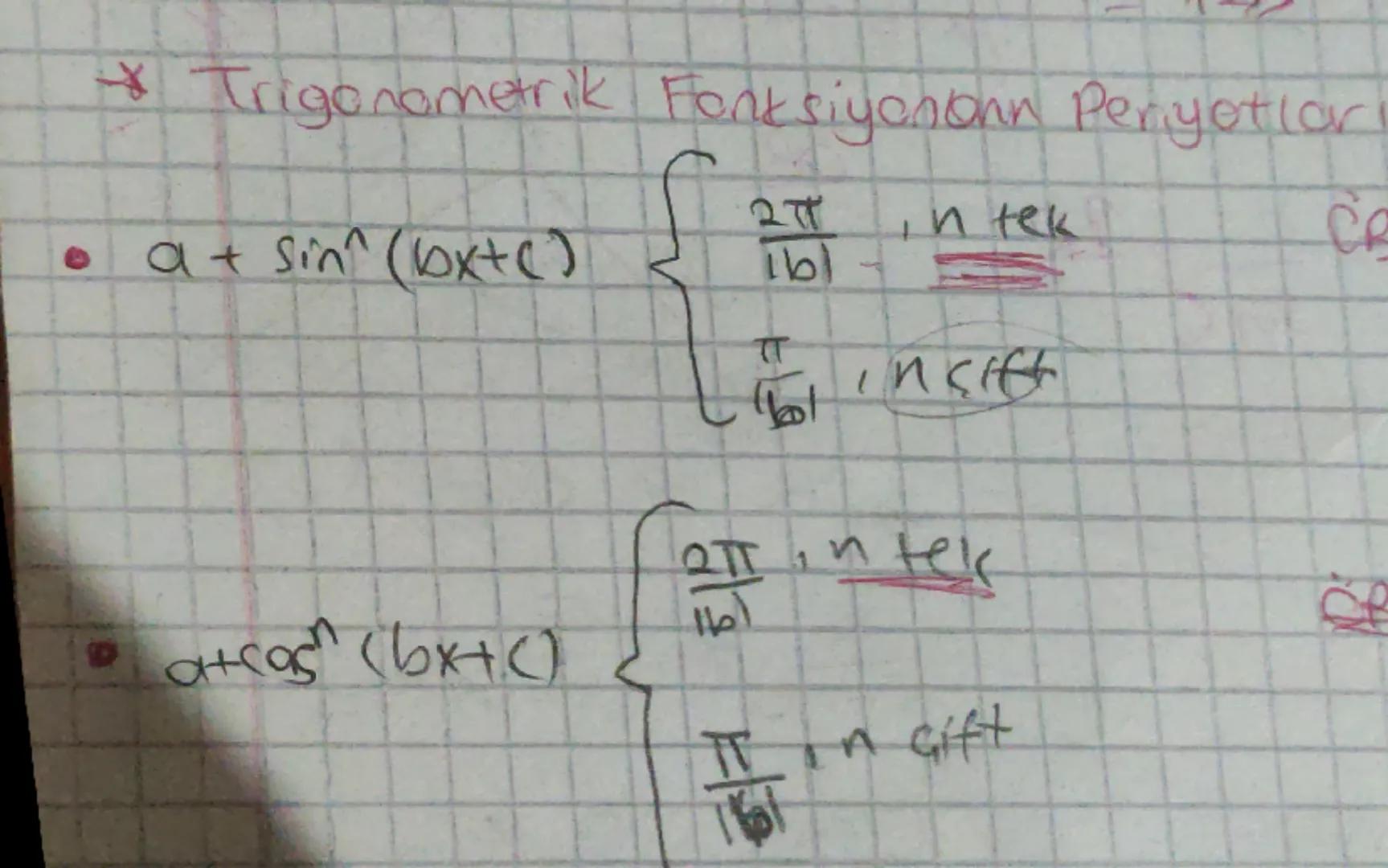 * Kosinus Teoremi *

A
C
66
15
a
a
b
$a^{2}=b^{2}+c^{2}-2.bc.cosa$
$b^{2}=a^{2}+c^{2}-2.ac.cosb$
$C^{2}=a^{2}+b^{2}-2ab.csc$ # Sinus Teoremi