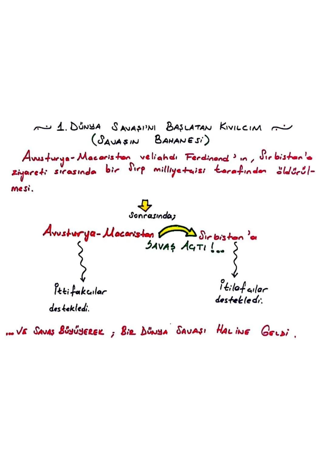 1. DÜNYA SAVAŞINDA BLOKLAR
(GRUPLAŞMALAR)
تبہ
Bu grupların oluşmasında devletler arası çıkarler
etkili olmuştur.
ITILAF DEVLETLERI
• Ingilte