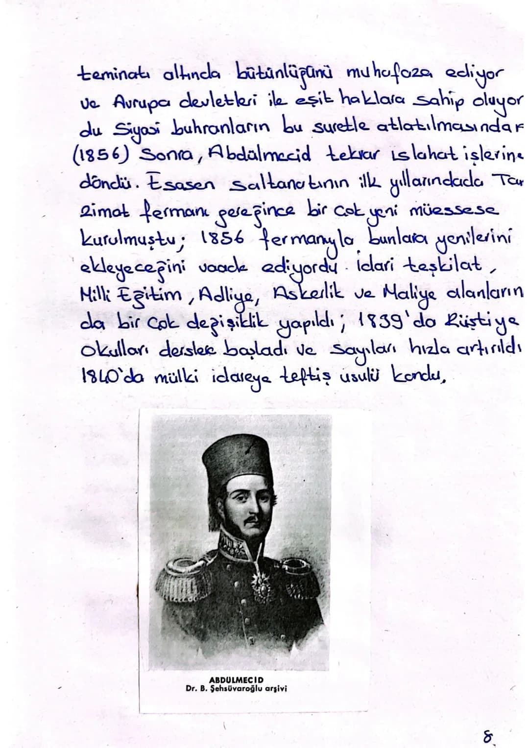 ABOULMECID IN HAYATI
ABDULMECID
Abdulmecid'in yağlıboya tablosu
Topkapı Sarayı Portre galerisi, İstanbul
Tanzimat devri Osmanlı Padişahı
(is