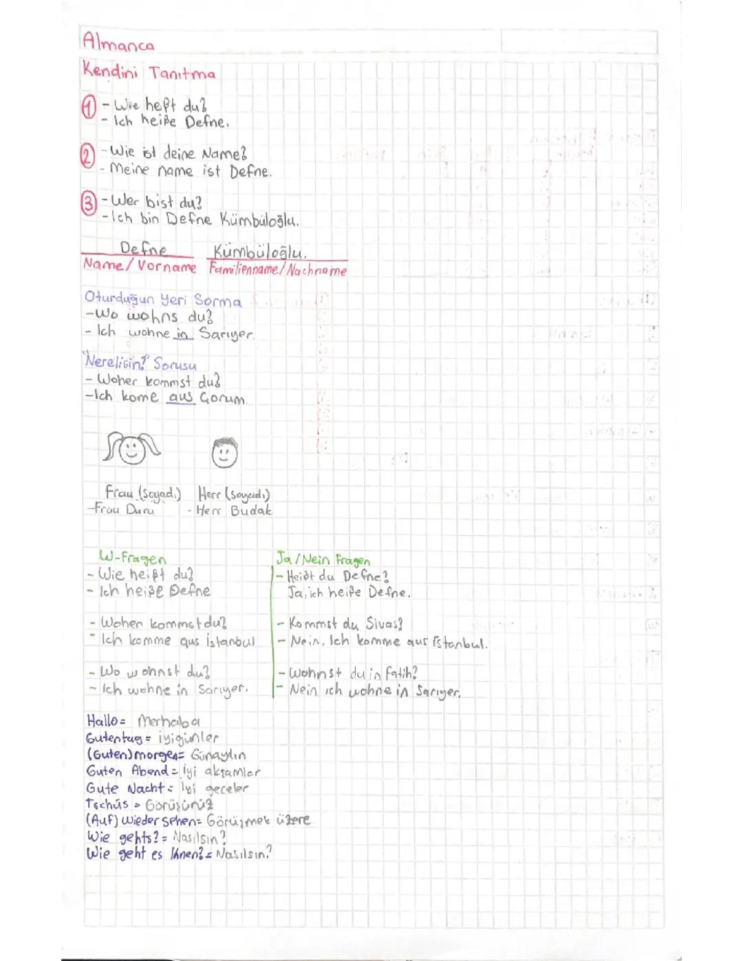  Almanca başlangıç seviyesindekiler için Almanca konu anlatımı 