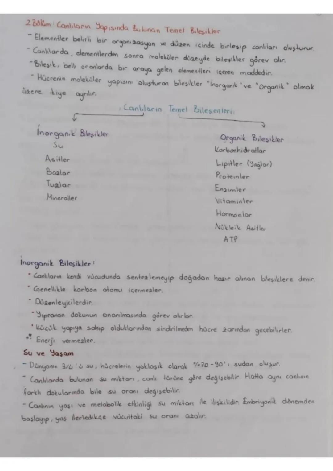 -Biyoloji
1 Unite: Yaşam Bilimi Biyoloji
1. Balam: Biyoloji ve Canlıların Ortak Özellikleri
Biyoloji: Canlıların yapılarını, yaşamsal faaliy