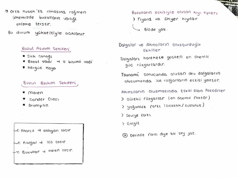 = JYJ COĞRAFYA=
Rüzgarlar ve Oluşturdukları
Sekiller
Kural: Kurak bölgelerde yeryüzünü sekillendiren
en önemli dış kuvvet rüzgarlardır.
Rüzg