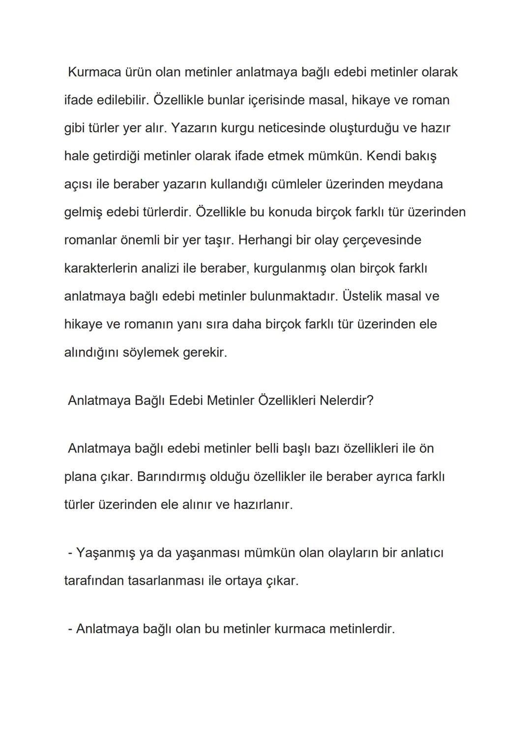 Milas Cumhuriyet Anadolu Lisesi
Metinlerin Sınıflandırılması
Metinler anlatım türlerine, kullanılan dilin işlevine, yazılış amaçlarına,
gerç