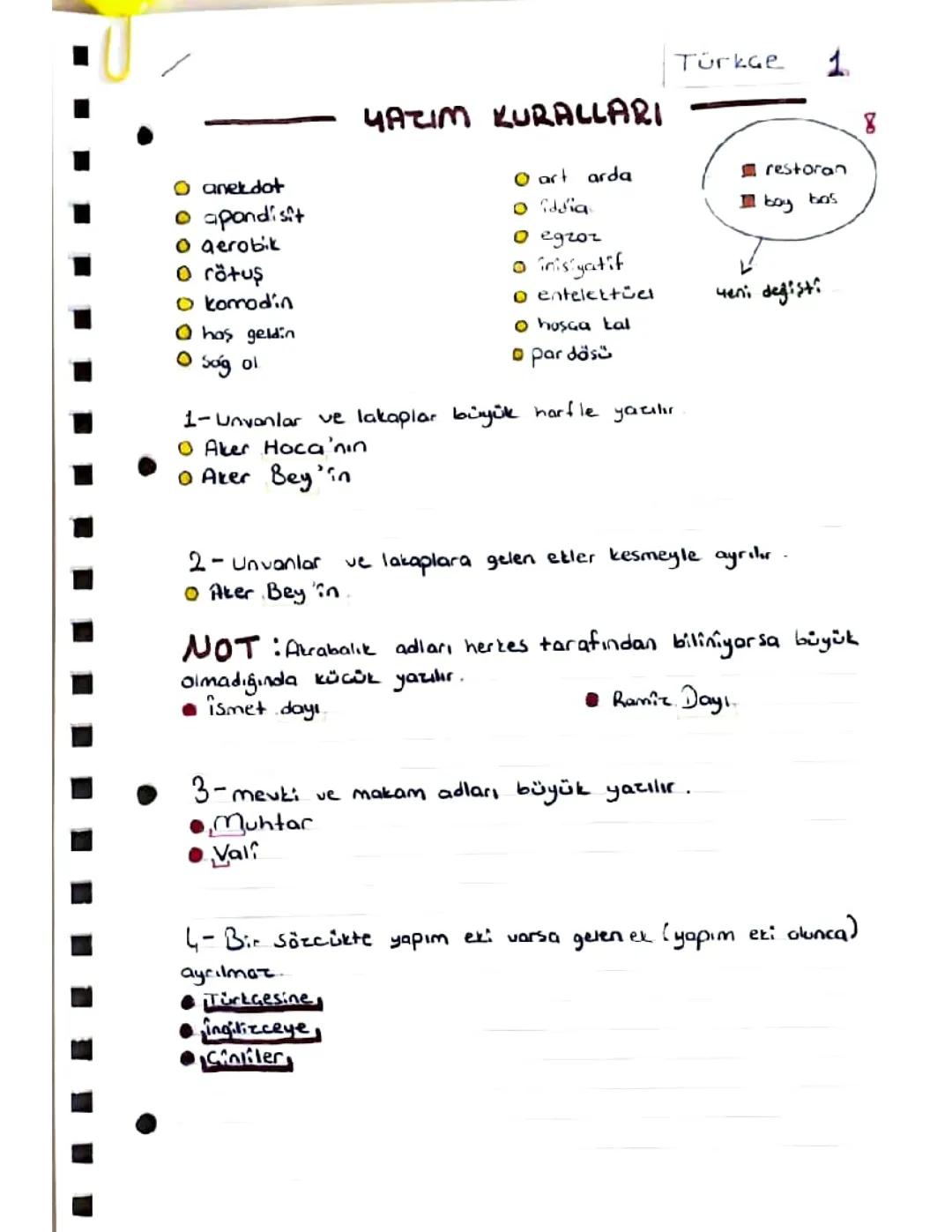 Türkçe Yazım Kuralları Rehberi