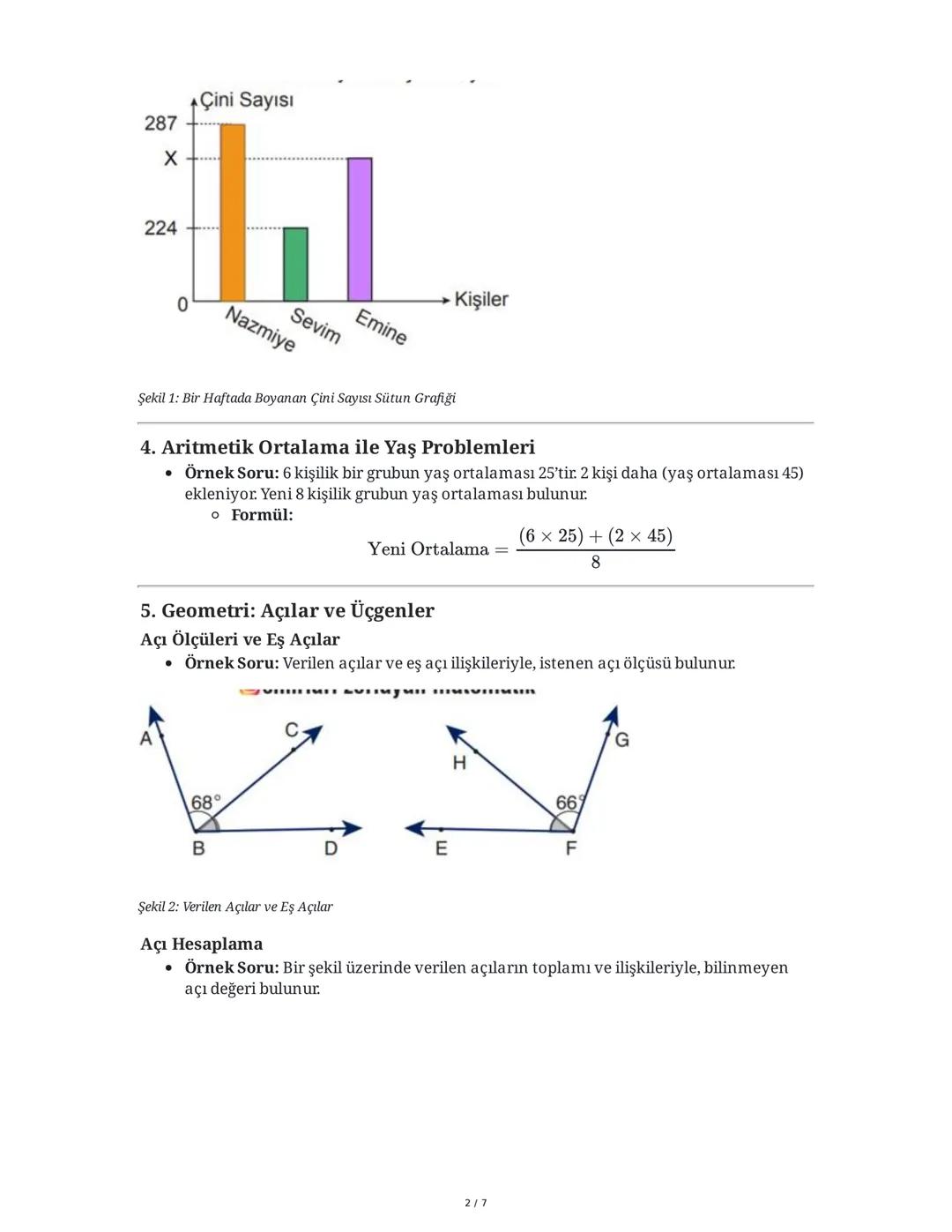 6. Sınıf Matematik 2. Dönem 2. Yazılı Son Prova Özeti
Bu özet, 2024-2025 eğitim yılı 6. sınıf matematik dersi için MEB soru dağılım tablosun