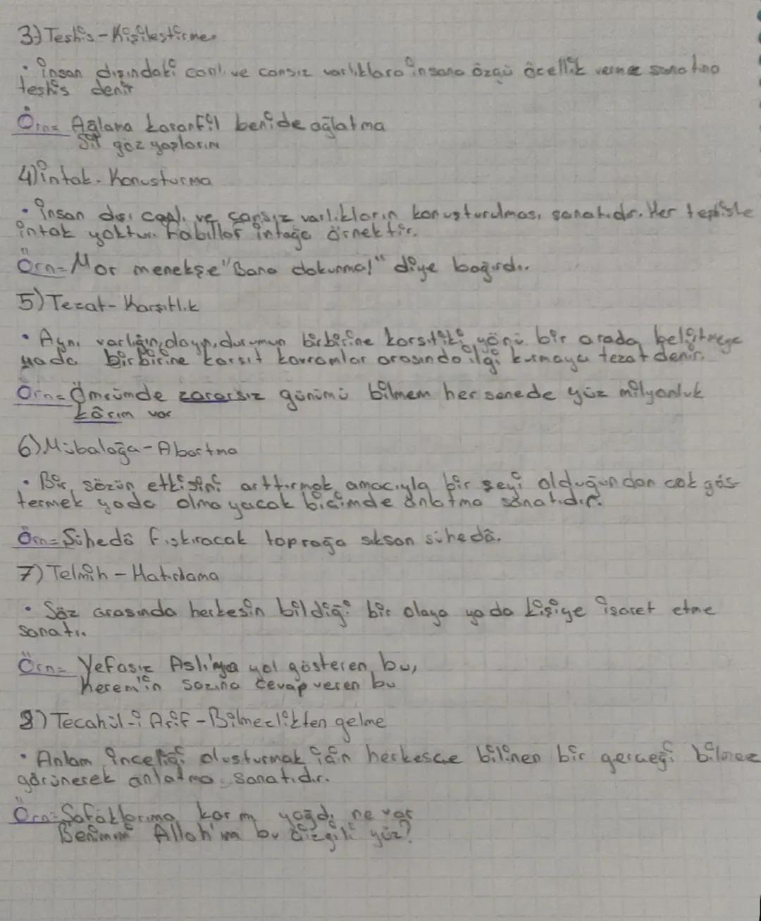 Söz Sanatları

1) Tesbih - Benzetme

• Anlama qua katmak için, aralarında gerçek yo da mecaz, cesito yönlerden

zayıf olanı nitelik bakımın
