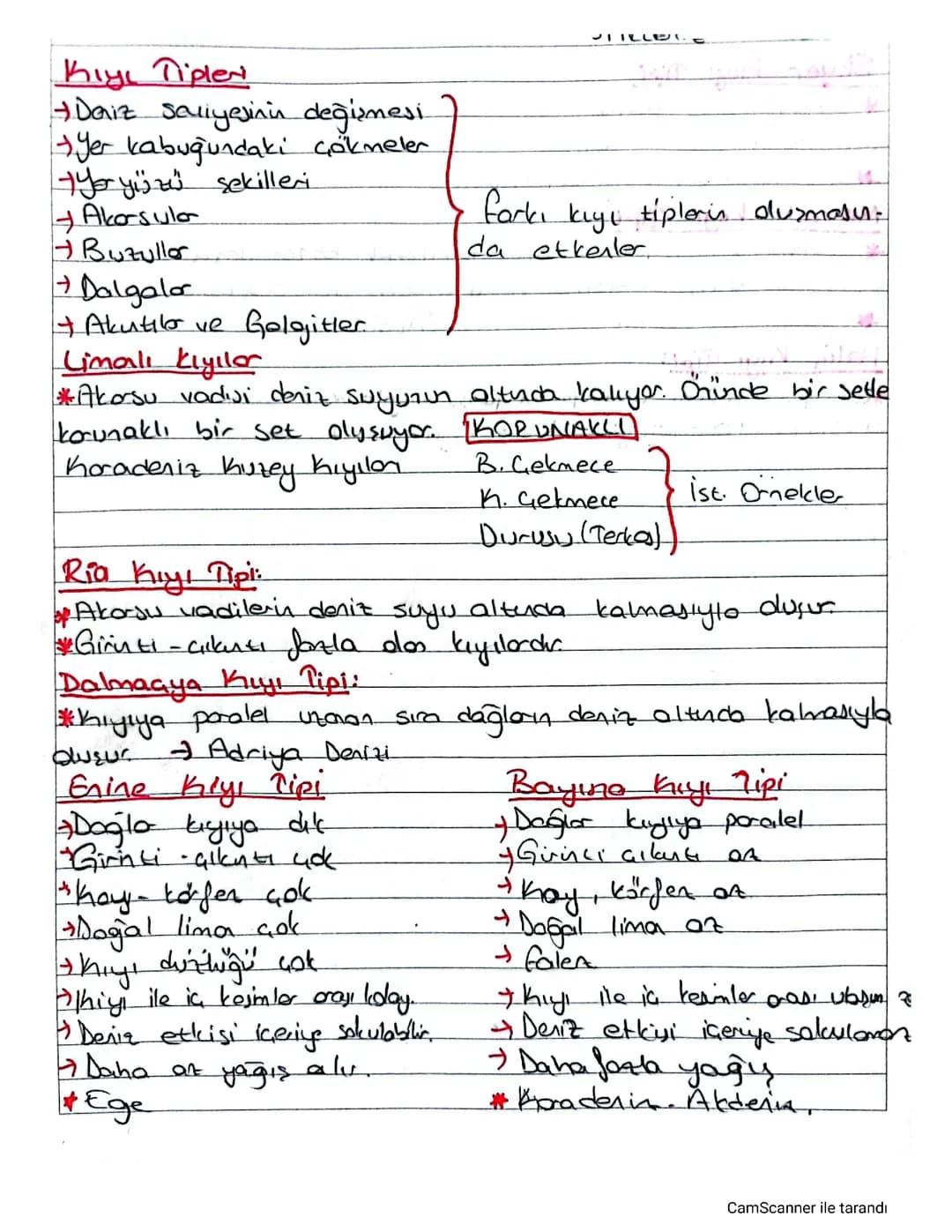 Türkiye'deki Kıyı Tipleri ve Neden Bazı Kıyılar Görülmez?